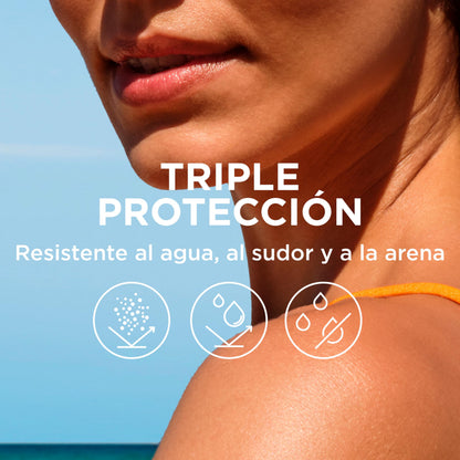 Garnier, Delial Sensitive Advanced Spray Protector FPS50+, Crema Solar Para Pieles Claras, Sensibles e Intolerantes al Sol, muy Resistente al Agua, 0% Graso, 0% Pegajoso, Formato Grande, 270ml